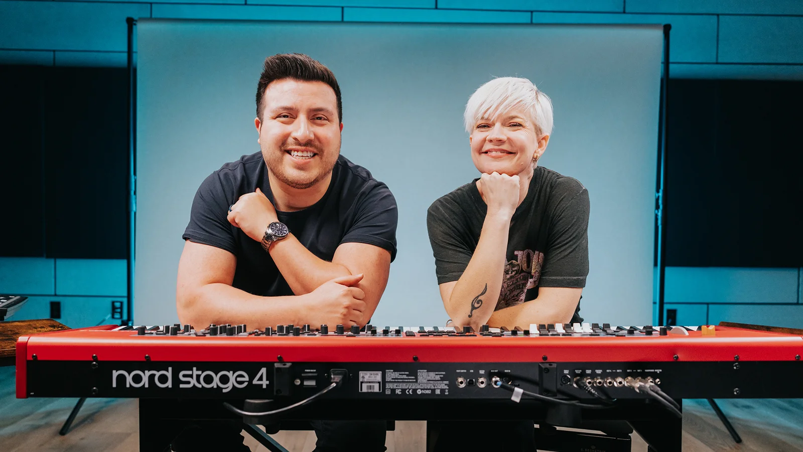 Lisa Witt and Ken Castro (Pianote teachers)