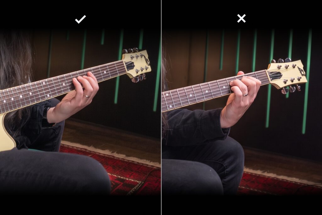 Guitar Hand comparison